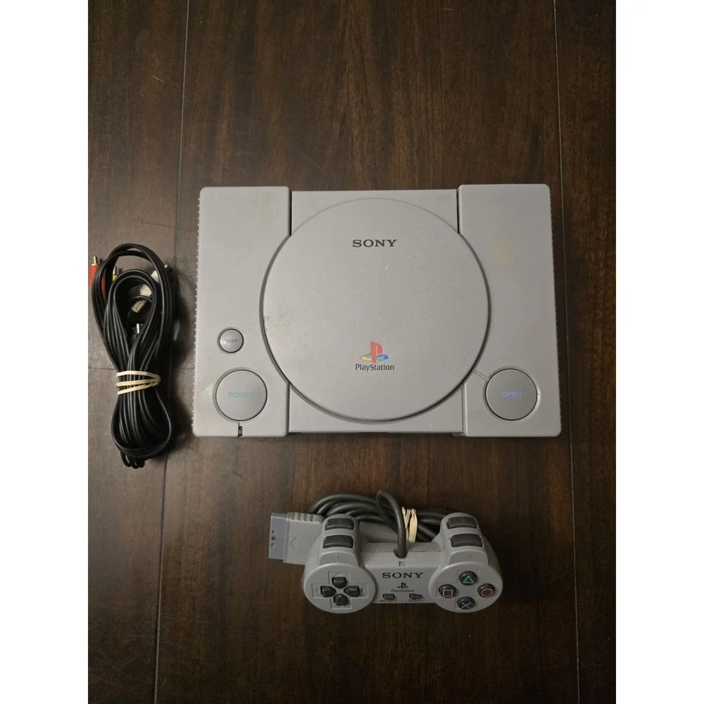 Sony PlayStation 1 PS1 Original Console System Bundle - Tested and Works‎